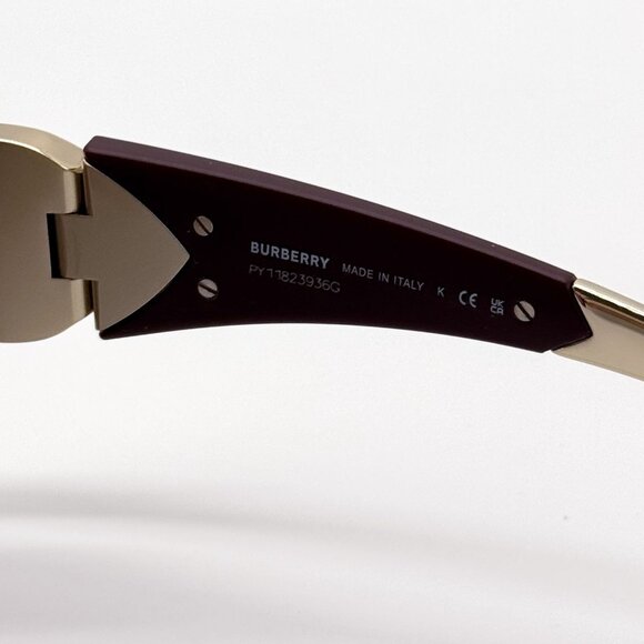 NEW BURBERRY SUNGLASSES BURGUNDY UNISEX BE4433U 4140/75 BURBERRY BE4433U 414075